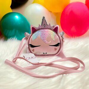 OMG Brand, Unicorn Fairy, Glitter, Metallic, Crossbody Bag, Pink